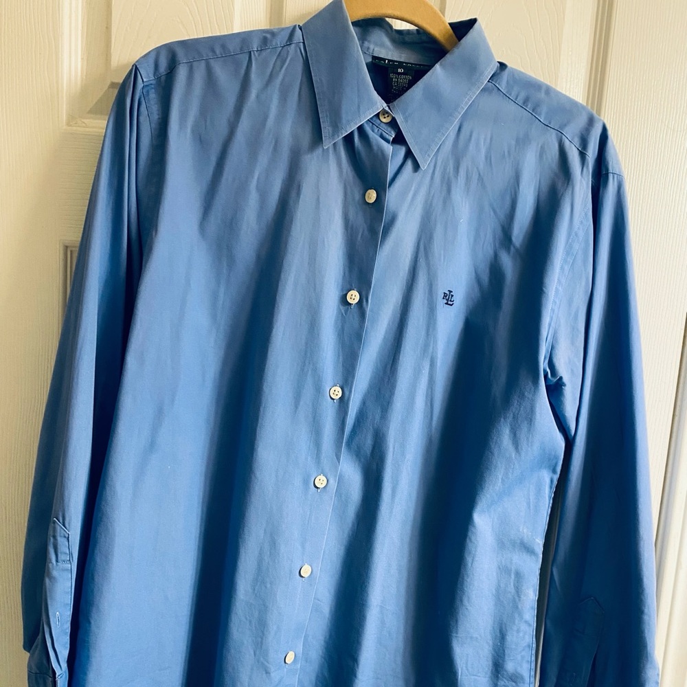 Ralph Lauren Blue Button Down Shirt